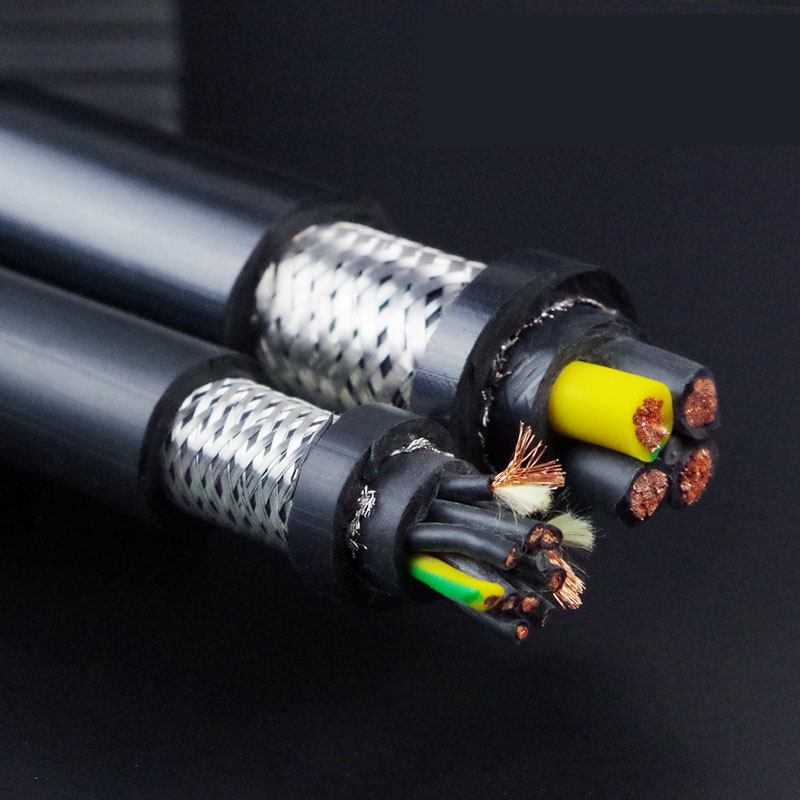 高柔性屏蔽PUR护套拖链电缆 JKTRONIC-CP系列