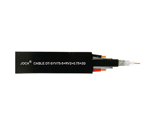 reinforced ?at or ?gure8 elevator cable with network cable